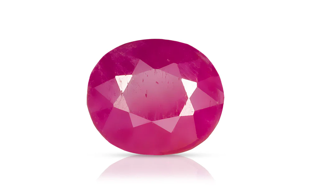 Ruby - 5.94 Carats - Certified Natural - Certified Natural Ruby Gemstone
